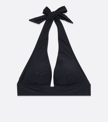 Click to view product details and reviews for Black Halter Bikini Top New Look.