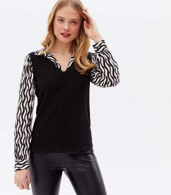 New look hot sale jumper shirt