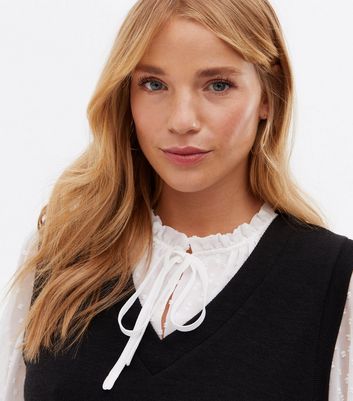 black sweater blouse