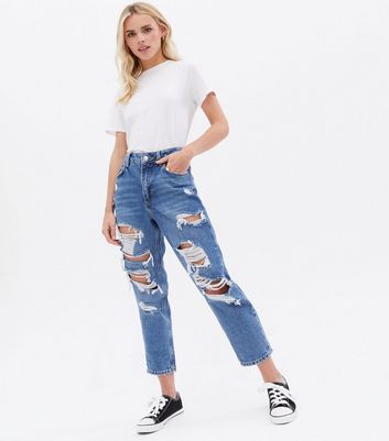 High waisted mom jeans petite sale