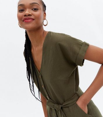 khaki jumpsuit outfit