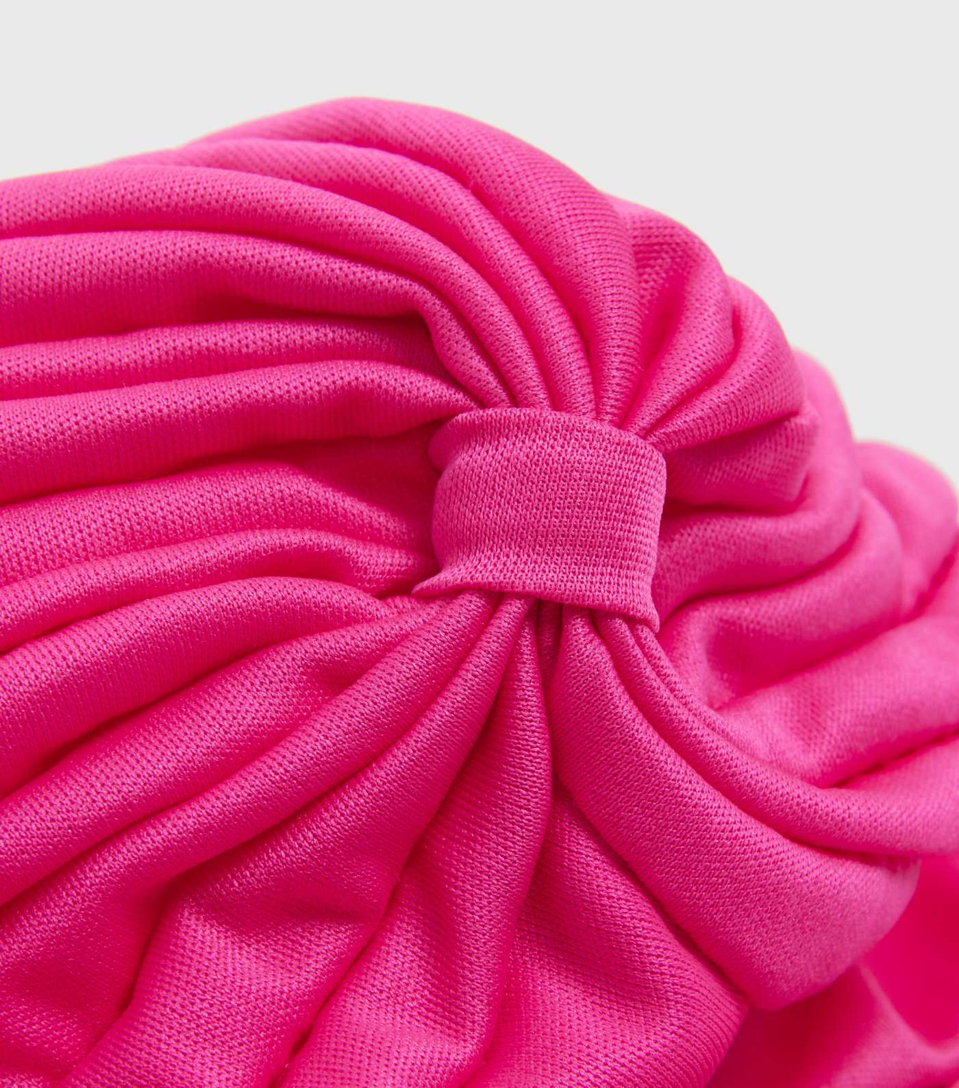 Bright Pink Twist Hair Turban Image 2