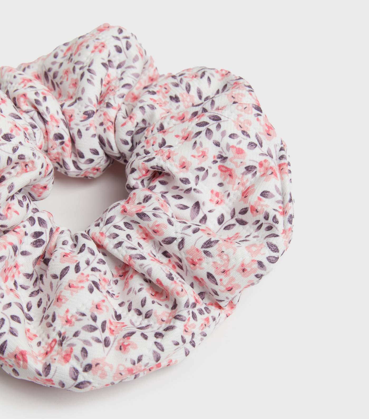As cute as you Pink Ditsy Floral Scrunchie Image 4