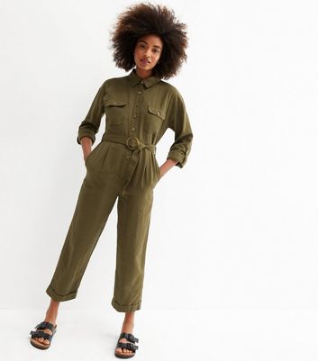 khaki romper jumpsuit