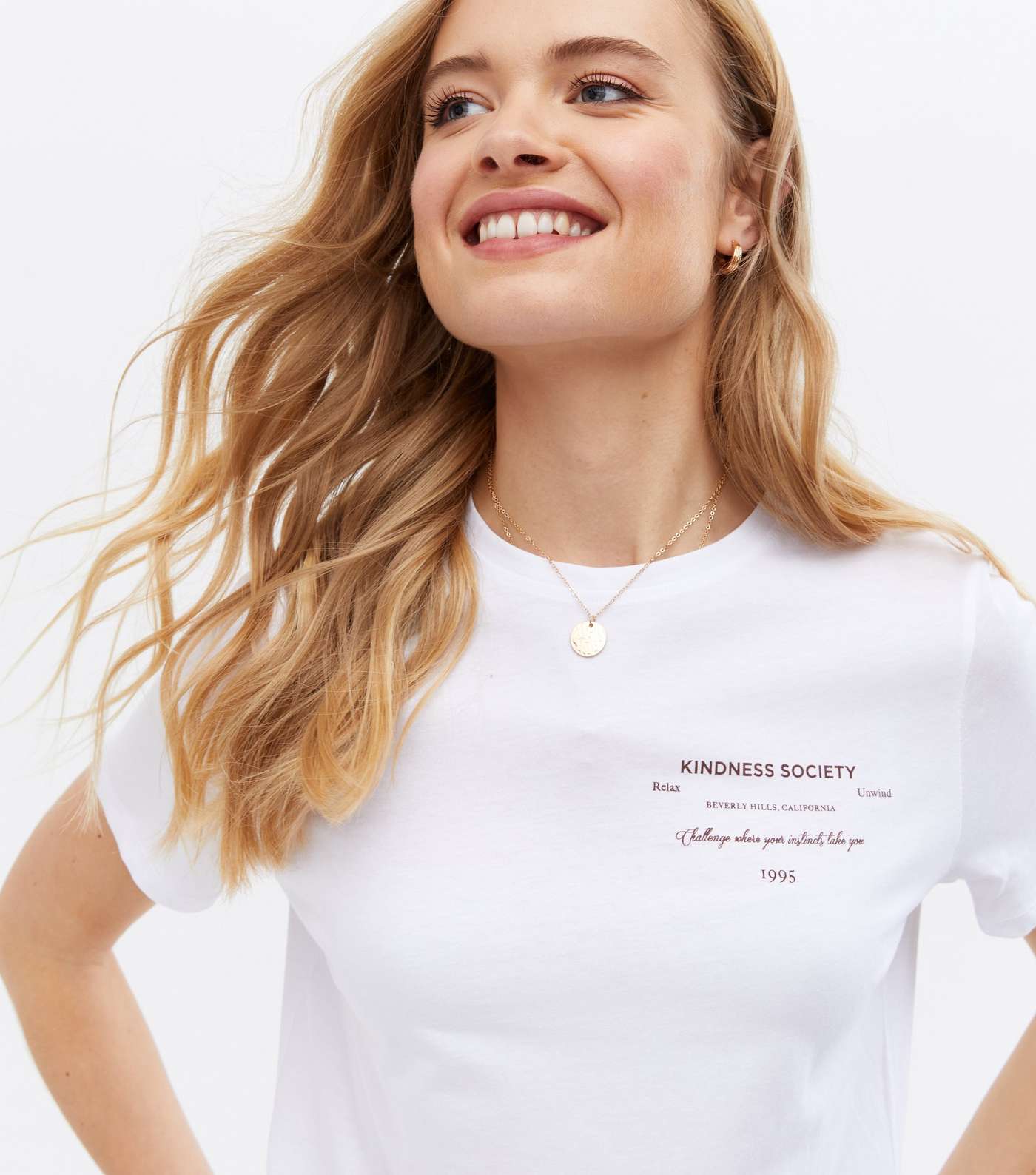 White Logo Kindness Society T-Shirt