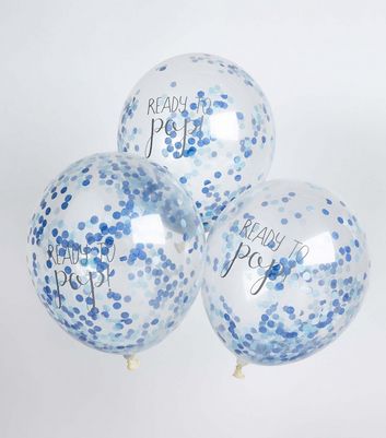 Baby shower hot sale confetti balloons