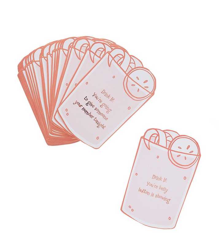 Rose Gold Hen Party Card Game