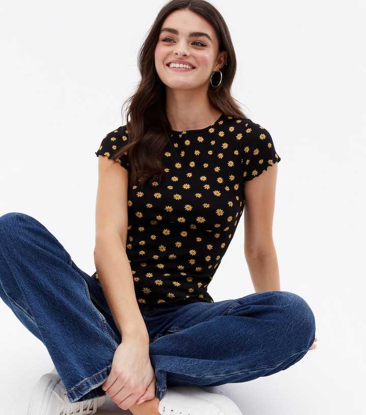 new look daisy t shirt