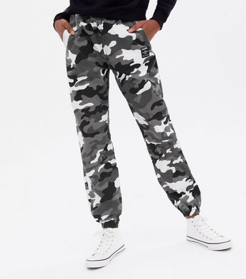 Gray 2024 camo joggers