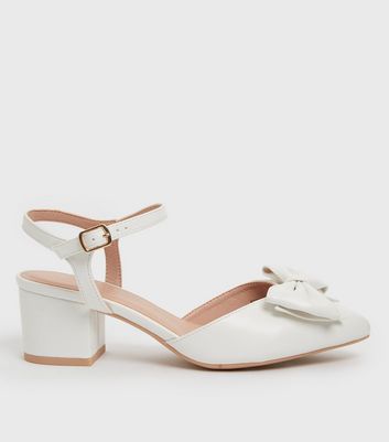 block heel bow sandals