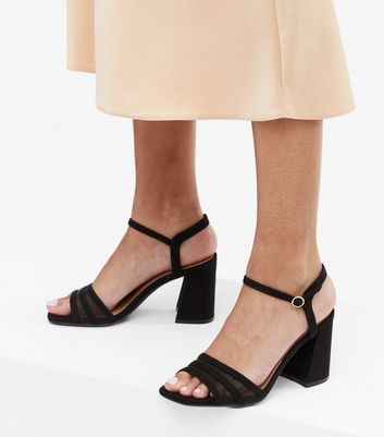 Mesh block outlet heels