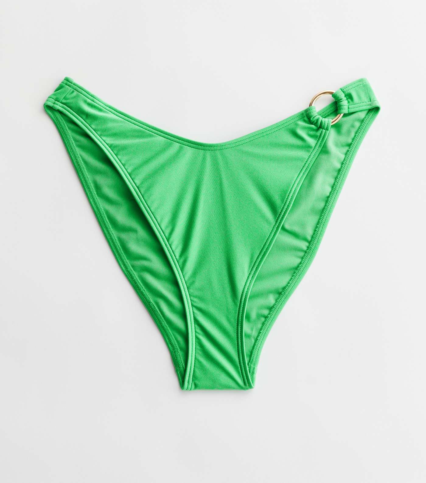 Green Ring V Front Bikini Bottoms Image 5