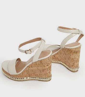 New look white wedge clearance sandals