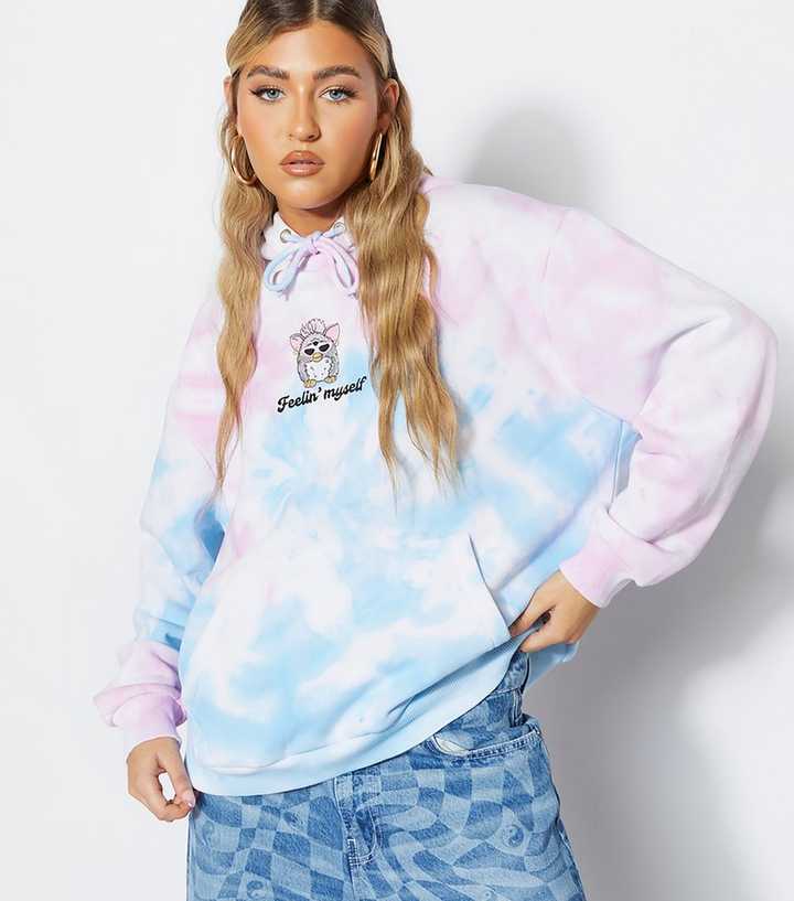 skinny dip tie dye hoodie
