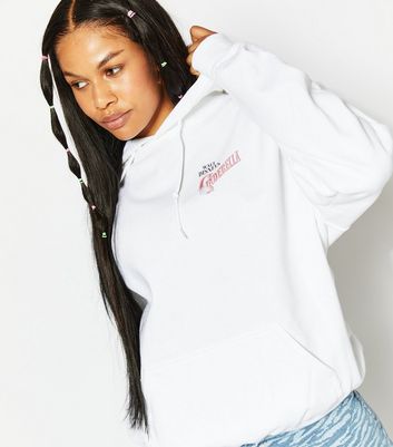 Click to view product details and reviews for Skinnydip White Disney Cinderella Vintage Logo Hoodie New Look.