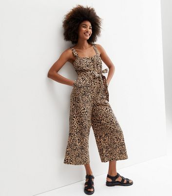 new look leopard print jumpsuit