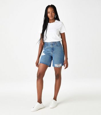 Urban Bliss Blue Denim Ripped High 