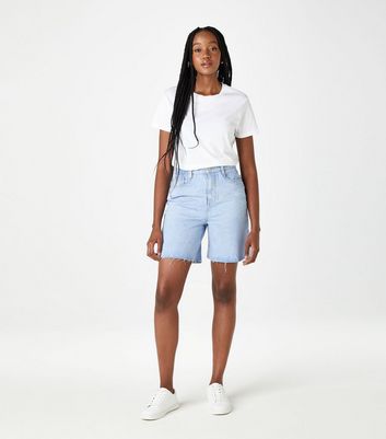 new look denim shorts