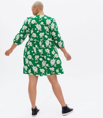 Click to view product details and reviews for Curves Green Floral Mini Smock Dress New Look. Click to view product details and reviews for Curves Green Floral Mini Smock Dress New Look.