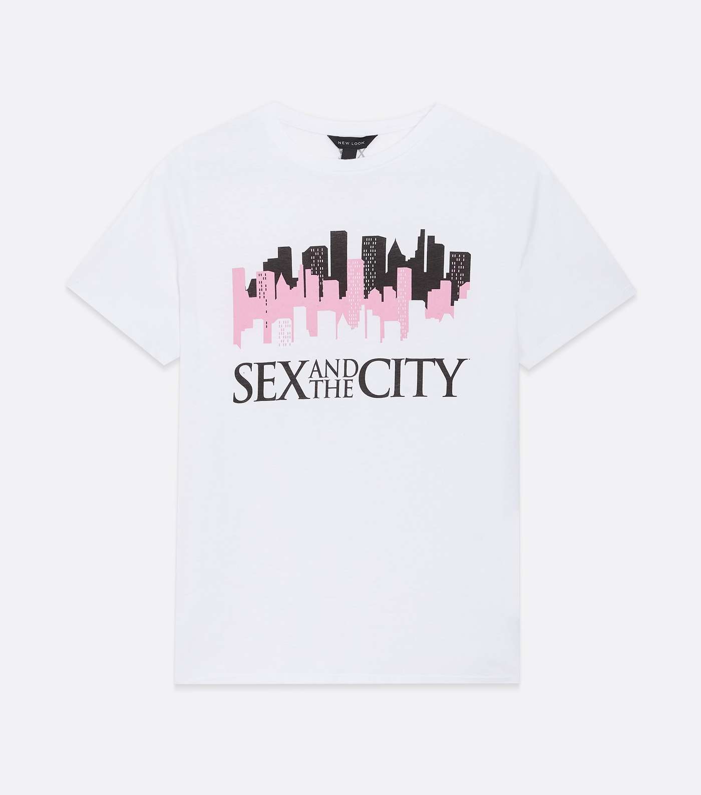 White Logo Sex and the City Skyline T-Shirt Image 5