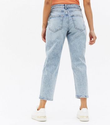 levi's high waist tapered jeans in bleach wash