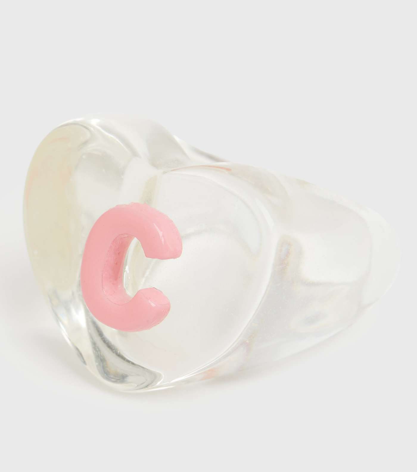 Made for Me Clear C Initial Ring Image 4