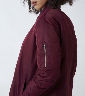 burgundy bomber jackets