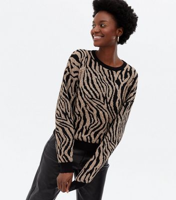 New look 2025 animal print jumper