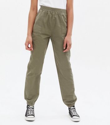 Girl khaki sale jogger pants