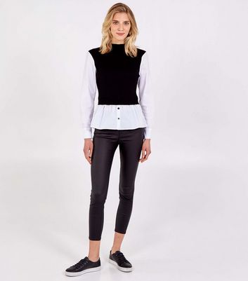 peplum jumper shirt