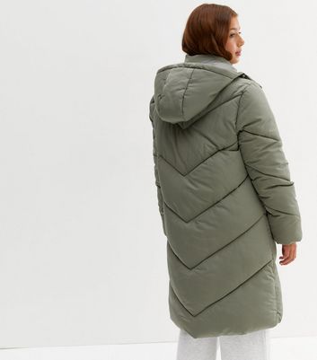 ladies khaki down jacket