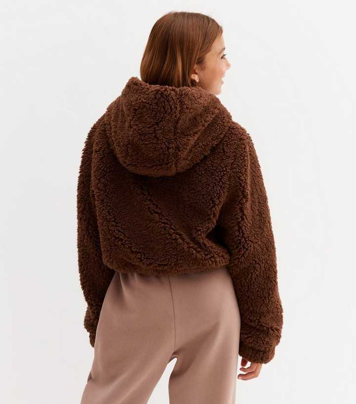brown teddy bear hoodie
