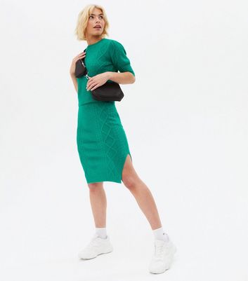 Green 2024 bodycon skirt