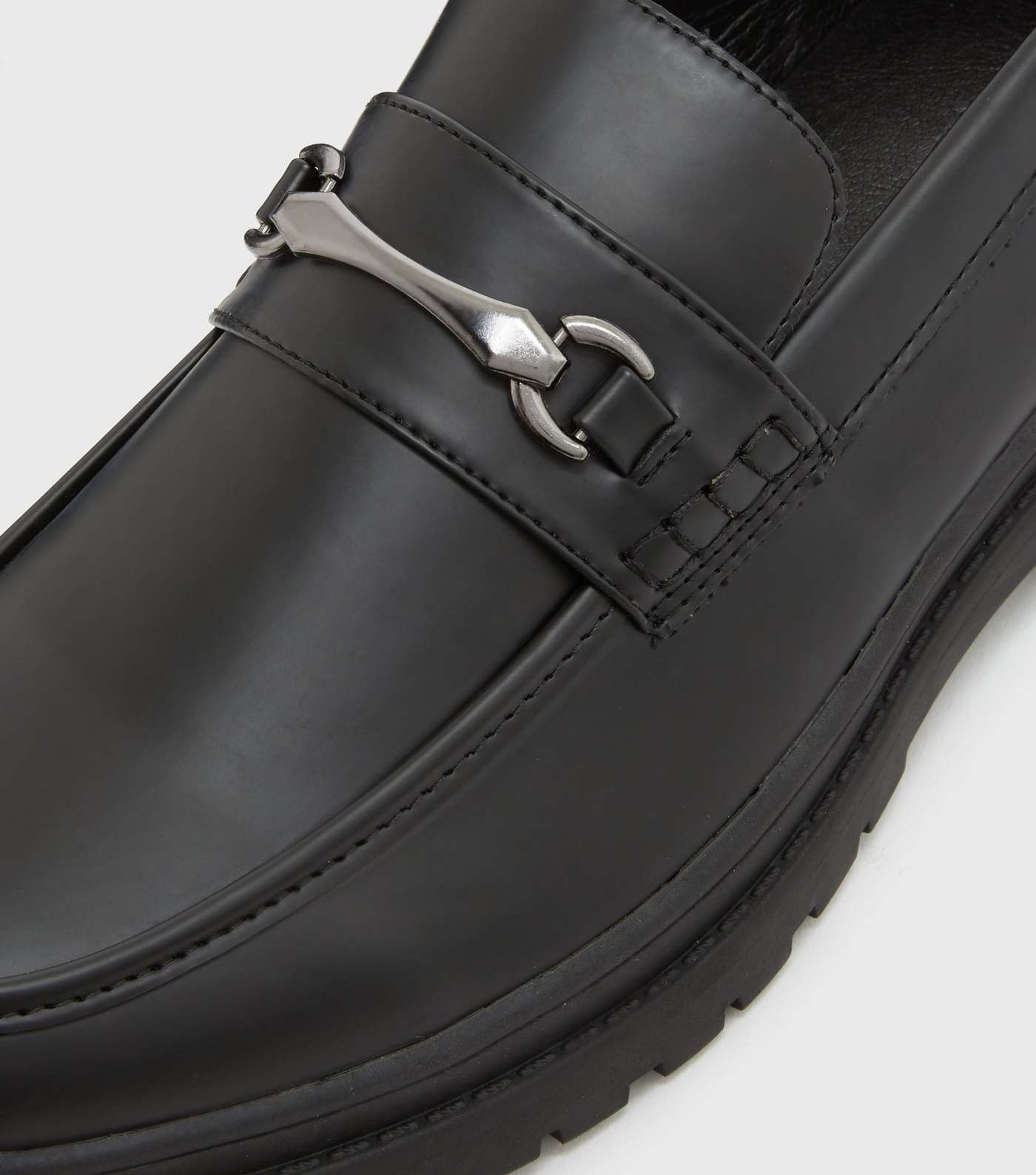 Black D Ring Chunky Loafers Image 4