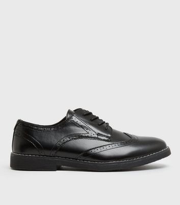 Black school best sale shoes new look