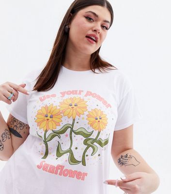 Use your Power Sunflower Curves White 