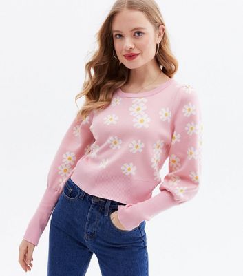 Pink daisy cheap champion sweatshirt