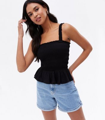 peplum vest top
