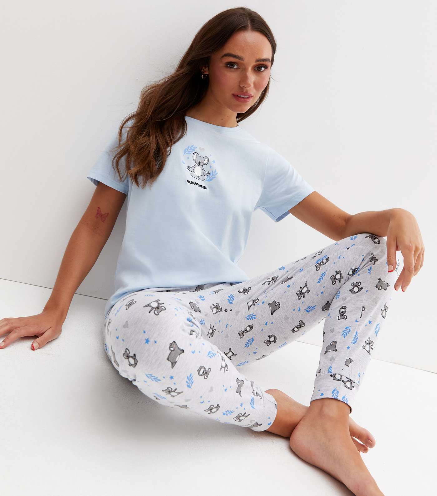 Blue Jogger Pyjama Set with Koala Logo