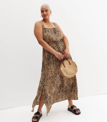 New look leopard 2024 print maxi dress