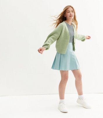 Girls mint sale green cardigan