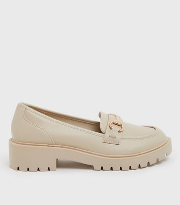newlook chunky loafers