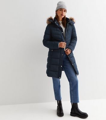 thirlmere long padded coat