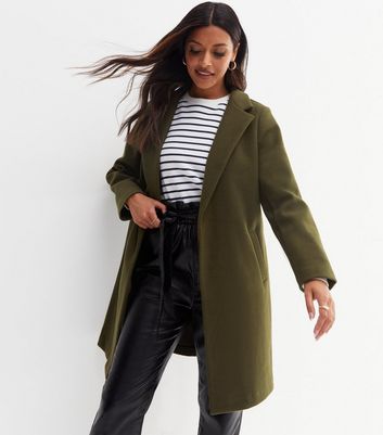 Khaki ladies sale coat