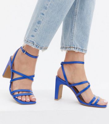 Bright strappy heels hotsell