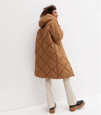 rust quilted jacket
