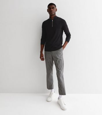 Grey trousers best sale new look