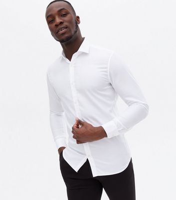 Jack & Jones White Long Sleeve Shirt | New Look