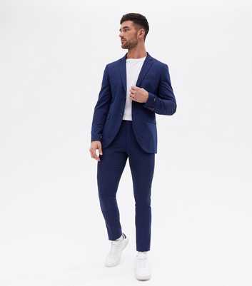 Jack & Jones Bright Blue Skinny Fit Suit Trousers