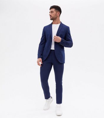 Jack & Jones Premium Super Slim Fit Stretch Suit Trousers in Grey for Men |  Lyst UK
